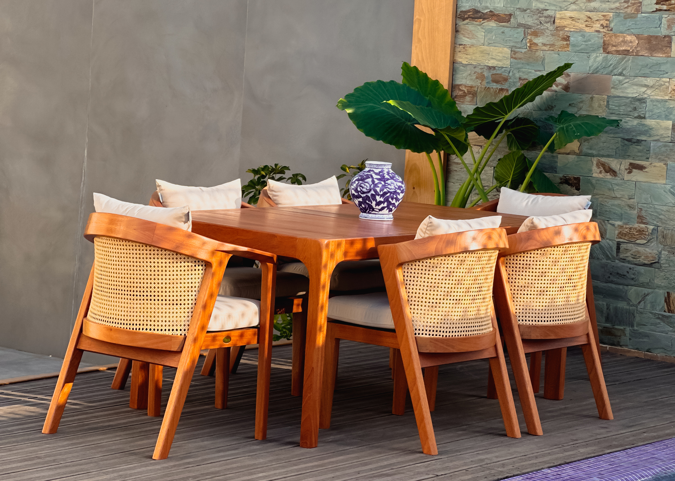 Salle à manger de Jardin Sumatra